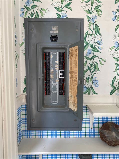 1960s electrical panel box|outdated electrical panels and breakers.